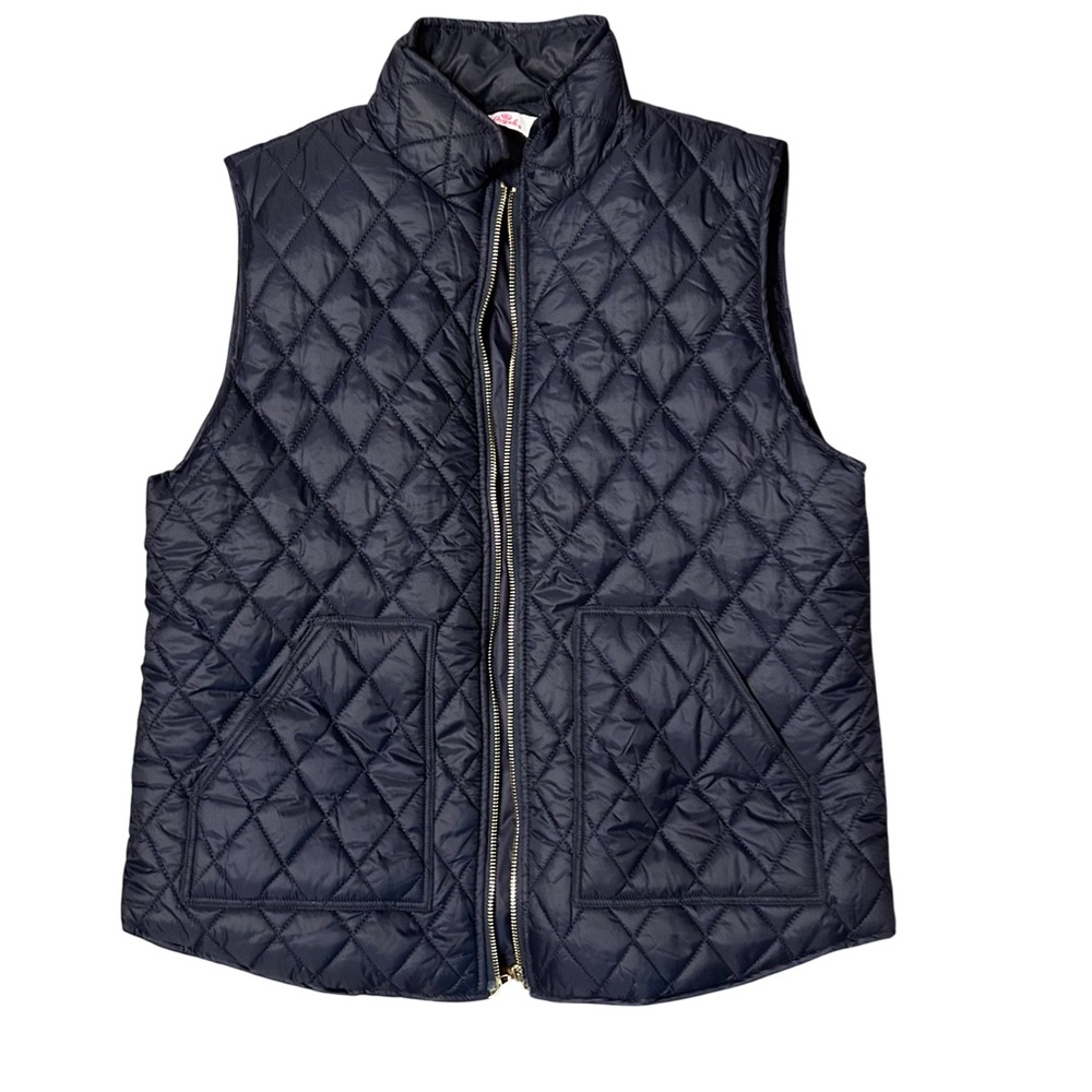 NWT ARYEH QUILTED PUFF VEST‎ WOMENS LARGE NAVY